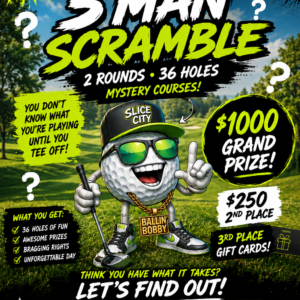 3-Man Scramble Tournament Entry